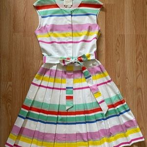 Kate Spade NY Multi Cape Stripe Shirtdress